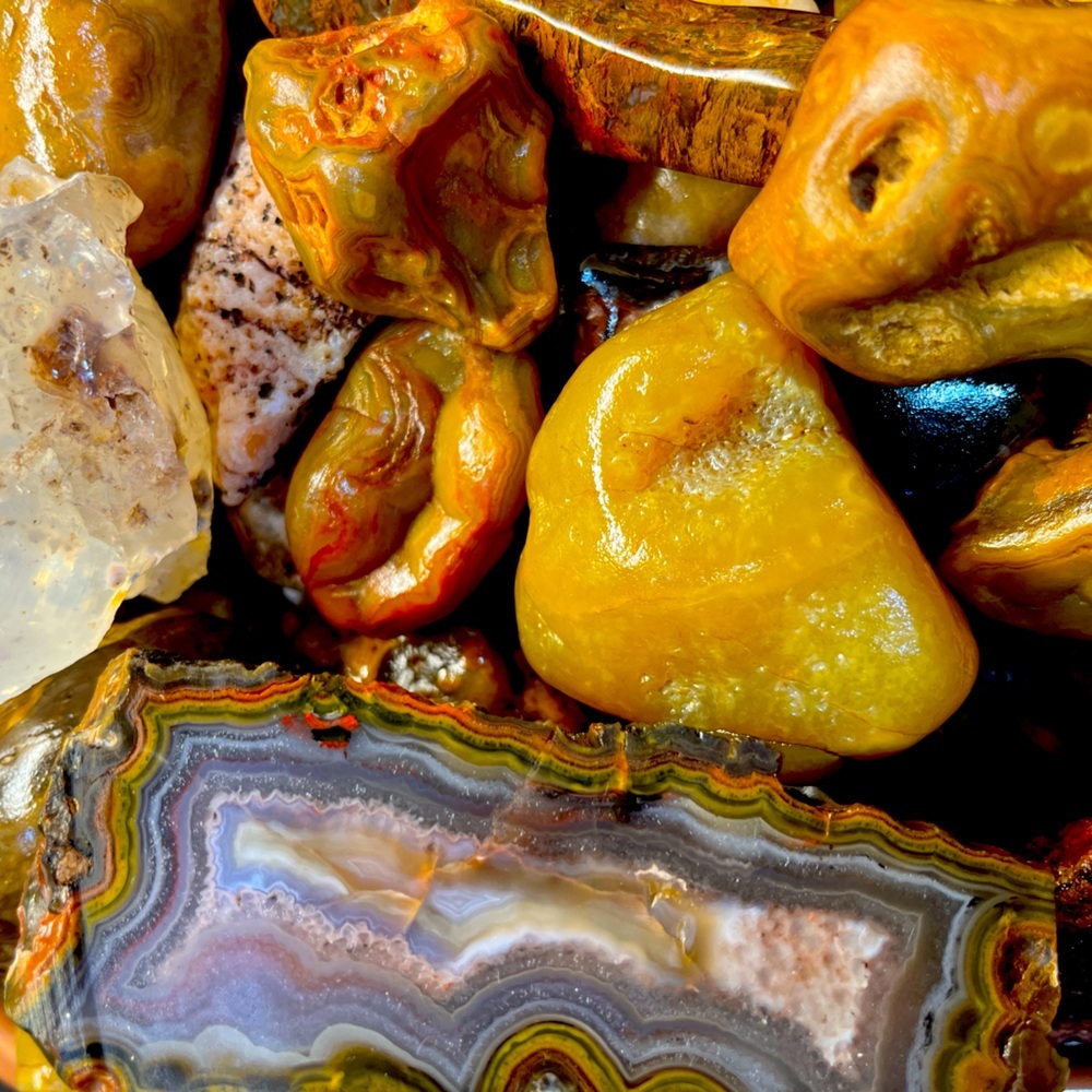 Mystery Box of Turkish Agates, Lake Superior Agates and more